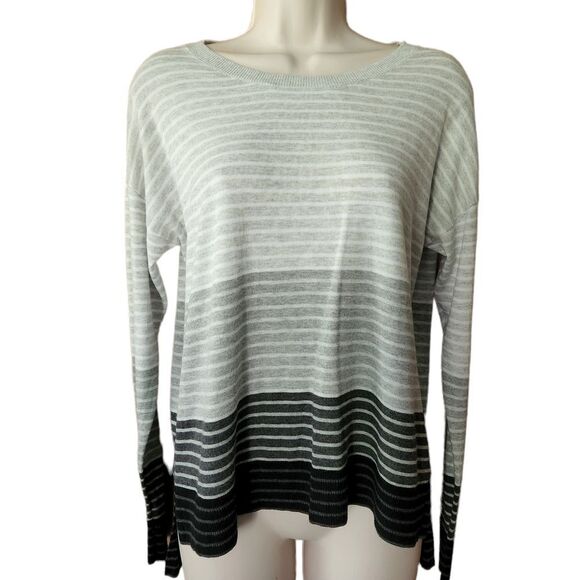 Gap Women's Sweater Size Small Striped Tunic Long Sleeves Crew Neck Pullover - Picture 1 of 8